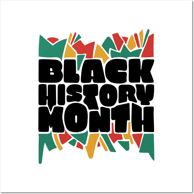 African American History Month P Wall Art by LindenDesigns